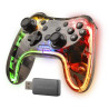 Mars Gaming MGPX, Bluetooth 5.0 Gamepad 2in1, RGB Neon, Dual Vibration und Turbo-Funktion, Smartphone-Halterung bis zu 6.8",