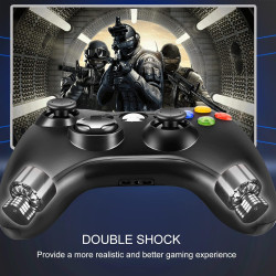 Zexrow Controller für Xbox 360 – Kabelgebundener Gamepad mit USB-Kabel, Vibrationsfeedback & Präzisen Analogsticks – Kompatibel