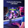 UGREEN Cat 8 Gaming LAN Kabel 40Gbps Superschnell Anti-Interferenz Netzwerkkabel Ethernet Kabel kompatibel mit PS5/4, Steam