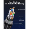 UGREEN Cat 8 Gaming LAN Kabel 40Gbps Superschnell Anti-Interferenz Netzwerkkabel Ethernet Kabel kompatibel mit PS5/4, Steam