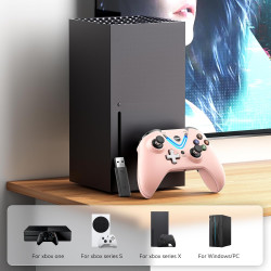 RALAN Wireless Controller mit Paddles für Xbox One S/X, Xbox Series S/X, Windows PC, 2.4G Wireless Adapter mit 3.7mm