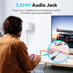 RALAN Wireless Controller mit Paddles für Xbox One S/X, Xbox Series S/X, Windows PC, 2.4G Wireless Adapter mit 3.7mm