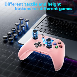 RALAN Wireless Controller mit Paddles für Xbox One S/X, Xbox Series S/X, Windows PC, 2.4G Wireless Adapter mit 3.7mm
