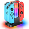 Wenocally Switch-Controller-Ladestation, kompatibel mit Nintendo Switch für Joy-Con und OLED-Modell-Controller mit 6