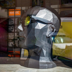 TESTAFIT Mannequin Kopf schaufensterpuppe kopf deko für Helme Mützen Brillen Kopfhörer. kopf für VR-Brille kopfhörer.