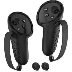 7 teiliges Set für Meta Quest 3 Zubehör,Anti-Scratch VR Shell Cover,Gesichtsabdeckung,Tastenwippenkappen,Objektiv
