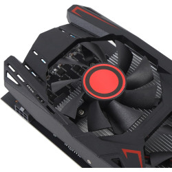 GPU -Grafikkarte, 6 GB GDDR5 192bit Double Fan Graphics Card für Gaming, Computergrafikkarten Unterstützt DVI VGA HD Multimedia