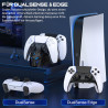 PS5 Controller Ladestation Zubehör, PS5 Ladestation Controller mit Cooles Aussehen Helm/2-3 Std Schnelles Aufladen, Ladestation