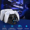 PS5 Controller Ladestation Zubehör, PS5 Ladestation Controller mit Cooles Aussehen Helm/2-3 Std Schnelles Aufladen, Ladestation