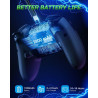 VOYEE Switch Controllers kompatibel mit Switch/Lite/OLED/Windows, 1000mAh Programmierbar RGB Blitz LED, Drahtloser Pro