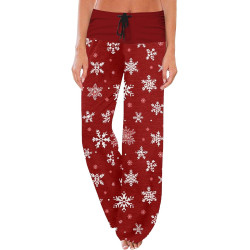 Generisch Damen Jogginghose Weihnachten Sporthose Mit Elastischem Bund Und Taschen, Xmas Lounge Hose Christmas Trousers