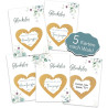 Joli Coon 25 Rubbellose selber machen - Personalisierte Geschenke oder Gutschein Karte Geburtstag - Valentinstags-Karte AI