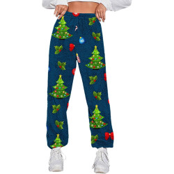 Generisch Jogginghose Damen Sporthose Lang Baumwolle Trainingshose Sweathose High Waist mit Streifen für Sport Yoga Gym