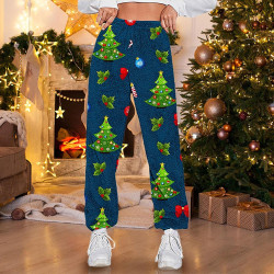 Generisch Jogginghose Damen Sporthose Lang Baumwolle Trainingshose Sweathose High Waist mit Streifen für Sport Yoga Gym
