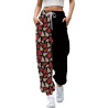 Generisch Jogginghose Damen Sporthose Lang Baumwolle Trainingshose Sweathose High Waist mit Streifen für Sport Yoga Gym
