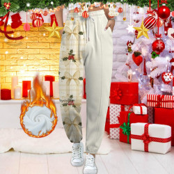 Generisch Jogginghose Damen Sporthose Lang Baumwolle Trainingshose Sweathose High Waist mit Streifen für Sport Yoga Gym