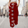 Generisch Jogginghose Damen Sporthose Lang Baumwolle Trainingshose Sweathose High Waist mit Streifen für Sport Yoga Gym