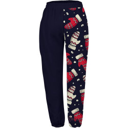 Generisch Jogginghose Damen Sporthose Lang Baumwolle Trainingshose Sweathose High Waist mit Streifen für Sport Yoga Gym