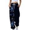 Generisch Jogginghose Damen Sporthose Lang Baumwolle Trainingshose Sweathose High Waist mit Streifen für Sport Yoga Gym
