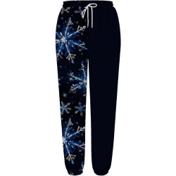 Generisch Jogginghose Damen Sporthose Lang Baumwolle Trainingshose Sweathose High Waist mit Streifen für Sport Yoga Gym