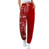 Generisch Jogginghose Damen Sporthose Lang Baumwolle Trainingshose Sweathose High Waist mit Streifen für Sport Yoga Gym