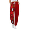 Generisch Jogginghose Damen Sporthose Lang Baumwolle Trainingshose Sweathose High Waist mit Streifen für Sport Yoga Gym