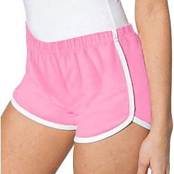 Angxiwan Kurzhose Damen Lässige Taille Weite Jeansshorts Tunnelzug Kurz Unterhosen Rüschen Lose Sweatpants Bermuda Tarnung Kurze