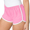 Angxiwan Kurzhose Damen Lässige Taille Weite Jeansshorts Tunnelzug Kurz Unterhosen Rüschen Lose Sweatpants Bermuda Tarnung Kurze