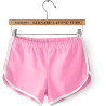 Angxiwan Kurzhose Damen Lässige Taille Weite Jeansshorts Tunnelzug Kurz Unterhosen Rüschen Lose Sweatpants Bermuda Tarnung Kurze