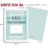 KuschelICH Rubbelkarte Gutschein zum Selbstbeschriften – Kreative Geschenkidee für Geburtstag, Weihnachten, Valentinstag – A6