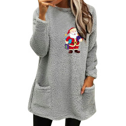Generisch Sweatshirt Damen ohne Kapuze Sommer Oberteile Damen Langarm langärmelig Pullover Teenager mädchen Langarm Sweatshirt