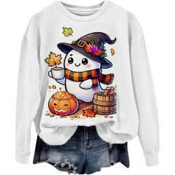 Generisch Sweatshirt mädchen Oberteile Damen elegant Briefe Drucken mit Monogramm Oversize Pullover Damen komfortable