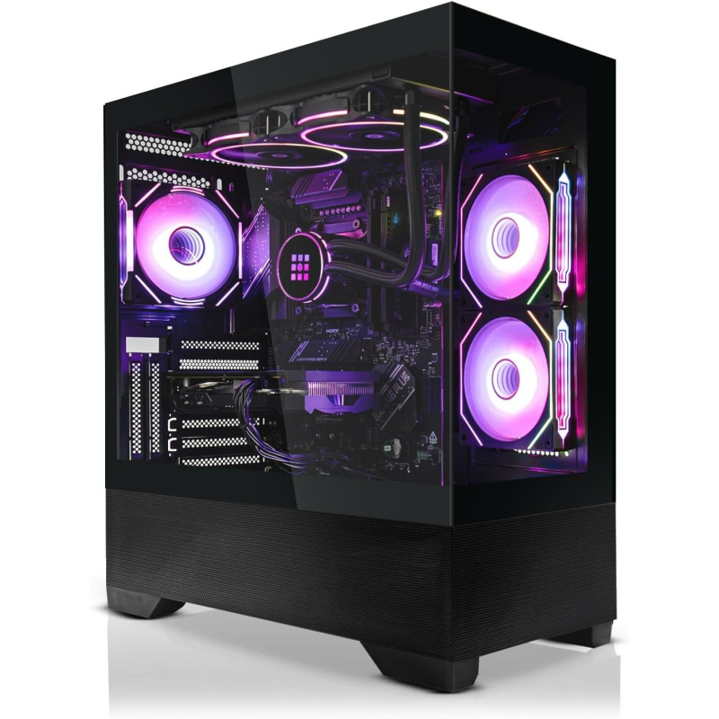 SYSTEMTREFF Gaming PC AMD Ryzen 9 7900X 12x5.6GHz | AMD Radeon RX 7700 XT 12GB DX12 | 1TB M.2 NVMe | 32GB DDR5 RAM | WLAN