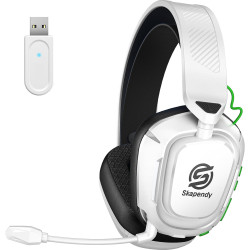 Skapendy Wireless Gaming Headset für PC, PS4, PS5, Mac, Switch, 2.4Ghz Verlustfreies Sound Gaming Kopfhörer, Bluetooth 5.4,