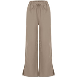 HXRYPG Musselin Hose Damen Weites Bein Sommerhose Leicht Schlupfhose Elegant Stoffhose Baggy Freizeithose Teenager Mädchen