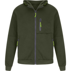 Hoodie Herren Sweatjacke Male Kapuzenpullover mit Reißverschluss Classic Pullover mit Kapuze Einfarbig Sweatshirt Basic