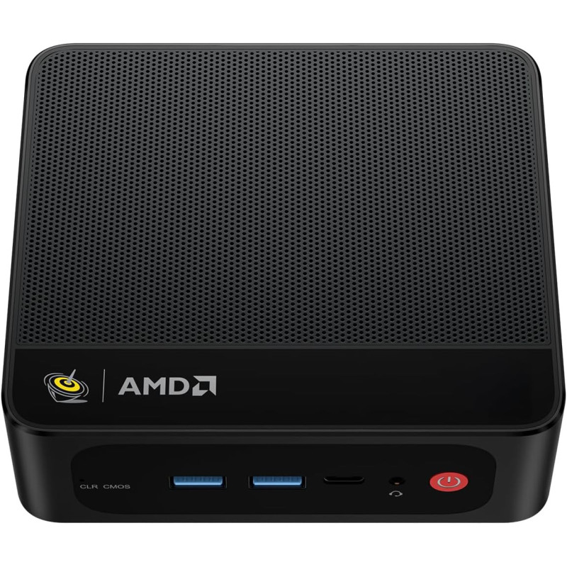 Beelink SER5 Mini-PC mit AMD Ryzen 5 5500U (6C/12T, bis zu 4,0 GHz), 16G SO-DIMM DDR4 + 500G M.2 NVMe SSD, unterstützt 4K@60Hz,