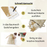 KCatsy Zeit statt Zeug Puzzle Geburtstagskarte - Gutscheine zum selber ausfüllen Gutschein Geburtstag - Gutschein Verpackung
