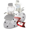 CLOUVOU SmartSeat Bürostuhl Ergonomisch [TESTSIEGER] Schreibtischstuhl 100% individuell einstellbar | Büro Stuhl & Gaming Stuhl