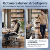CLOUVOU SmartSeat Bürostuhl Ergonomisch [TESTSIEGER] Schreibtischstuhl 100% individuell einstellbar | Büro Stuhl & Gaming Stuhl