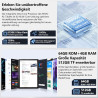 2025 Neueste Tablet 10 Zoll,3-in-1 Android Tablet Mit Tastatur Maus Stift, 4G LTE Tablets Mit 2 SIM 1 SD,64GB ROM 512GB