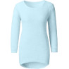 Generisch Pullover Damen Winter Fleece Flauschig Pulli Fleecepullover Lang Weich Langarmshirt Rundhalsausschnitt Warm Sweatshirt