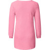Generisch Pullover Damen Winter Fleece Flauschig Pulli Fleecepullover Lang Weich Langarmshirt Rundhalsausschnitt Warm Sweatshirt