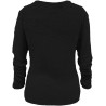 Generisch Pullover Damen Winter Fleece Flauschig Pulli Fleecepullover Lang Weich Langarmshirt Rundhalsausschnitt Warm Sweatshirt