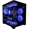 Gaming PC Phantom Black | NVIDIA RTX 3050 | SSD | Intel 10 Core | RGB Lüfter mit Fernbedienung | Luftkühlung | 700W | WLAN 5 |