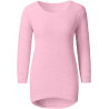 Generisch Pullover Damen Winter Fleece Flauschig Pulli Fleecepullover Lang Weich Langarmshirt Rundhalsausschnitt Warm Sweatshirt