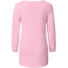 Generisch Pullover Damen Winter Fleece Flauschig Pulli Fleecepullover Lang Weich Langarmshirt Rundhalsausschnitt Warm Sweatshirt