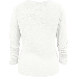 Generisch Pullover Damen Winter Fleece Flauschig Pulli Fleecepullover Lang Weich Langarmshirt Rundhalsausschnitt Warm Sweatshirt