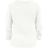 Generisch Pullover Damen Winter Fleece Flauschig Pulli Fleecepullover Lang Weich Langarmshirt Rundhalsausschnitt Warm Sweatshirt