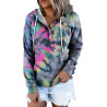 Generisch 2024 Kapuzenpullover für Damen gemütliche warme Zipper Sweatjacke mit Kapuze lang Leichte Sweatjacke weiche Sweatshirt